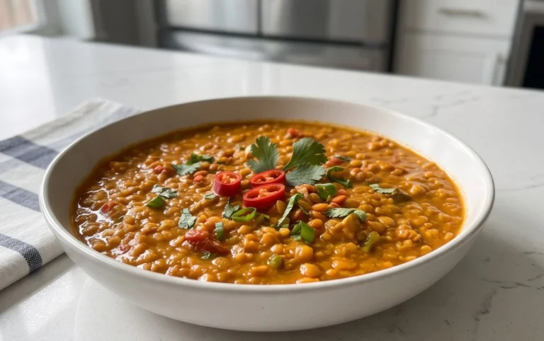 Spicy Red Lentil Curry