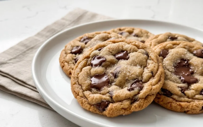 Crispy and Chewy Chocolate Chip Cookies