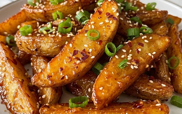 Crispy Honey Chilli Potatoes