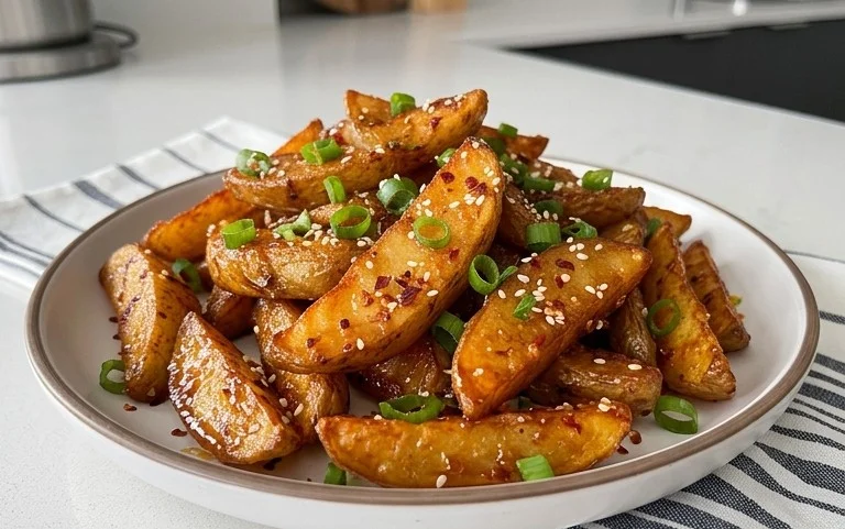 Crispy Honey Chilli Potatoes