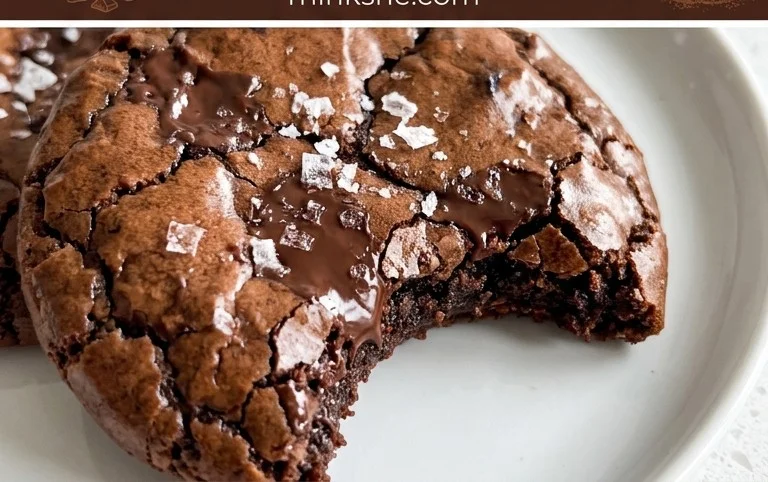 Salted Brownie Cookies