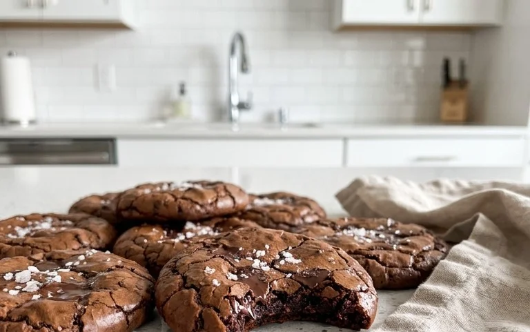 Salted Brownie Cookies