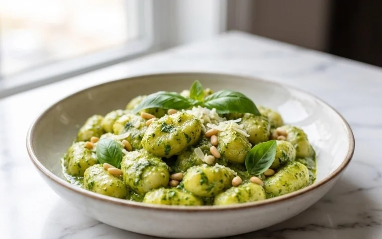 Creamy Pesto Gnocchi