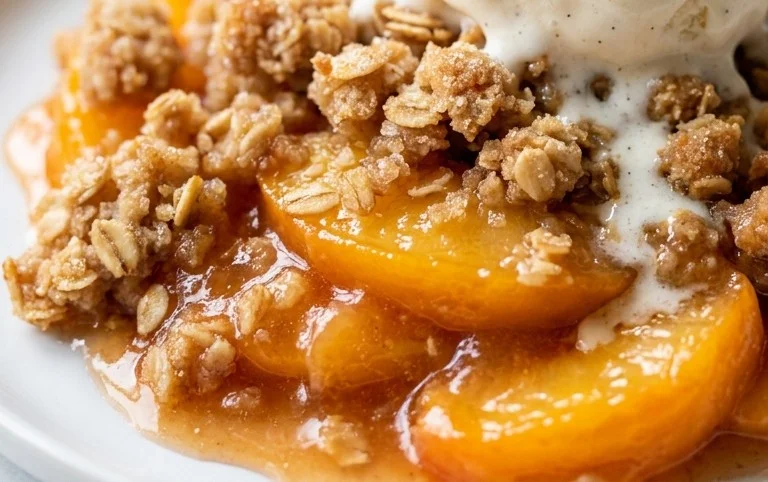 Fresh Peach Crisp Recipe