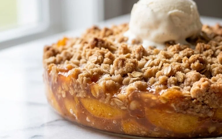 Fresh Peach Crisp Recipe