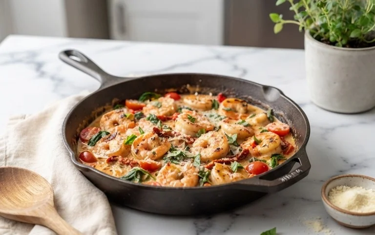 Tuscan Shrimp (One-Pan, 30-Minute Dinner)