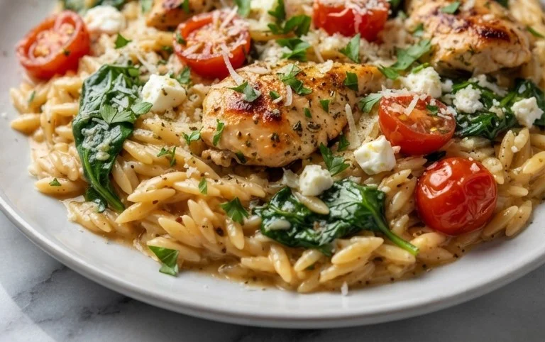 Chicken Orzo (30-Minutes, One-Pan)