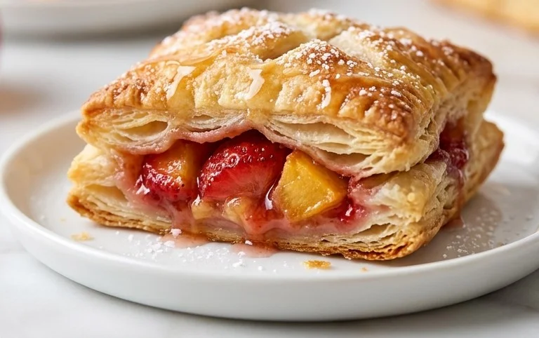 Strawberry Peach Pie Bites