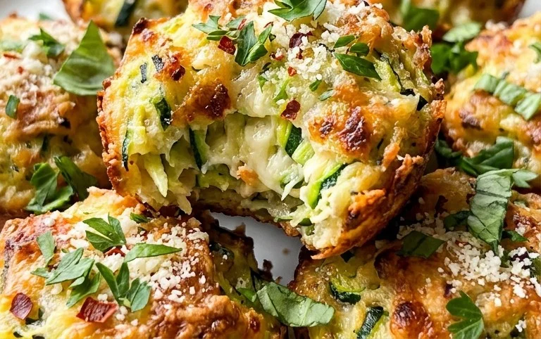 Zucchini Garlic Bites