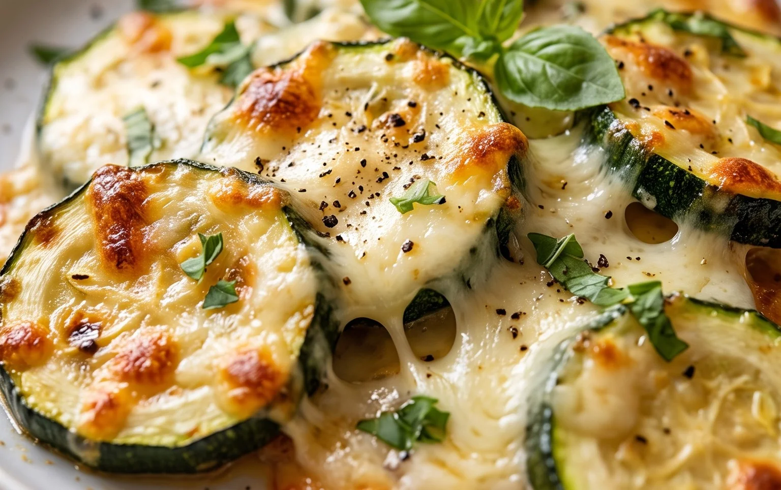 Baked Zucchini and Cheese