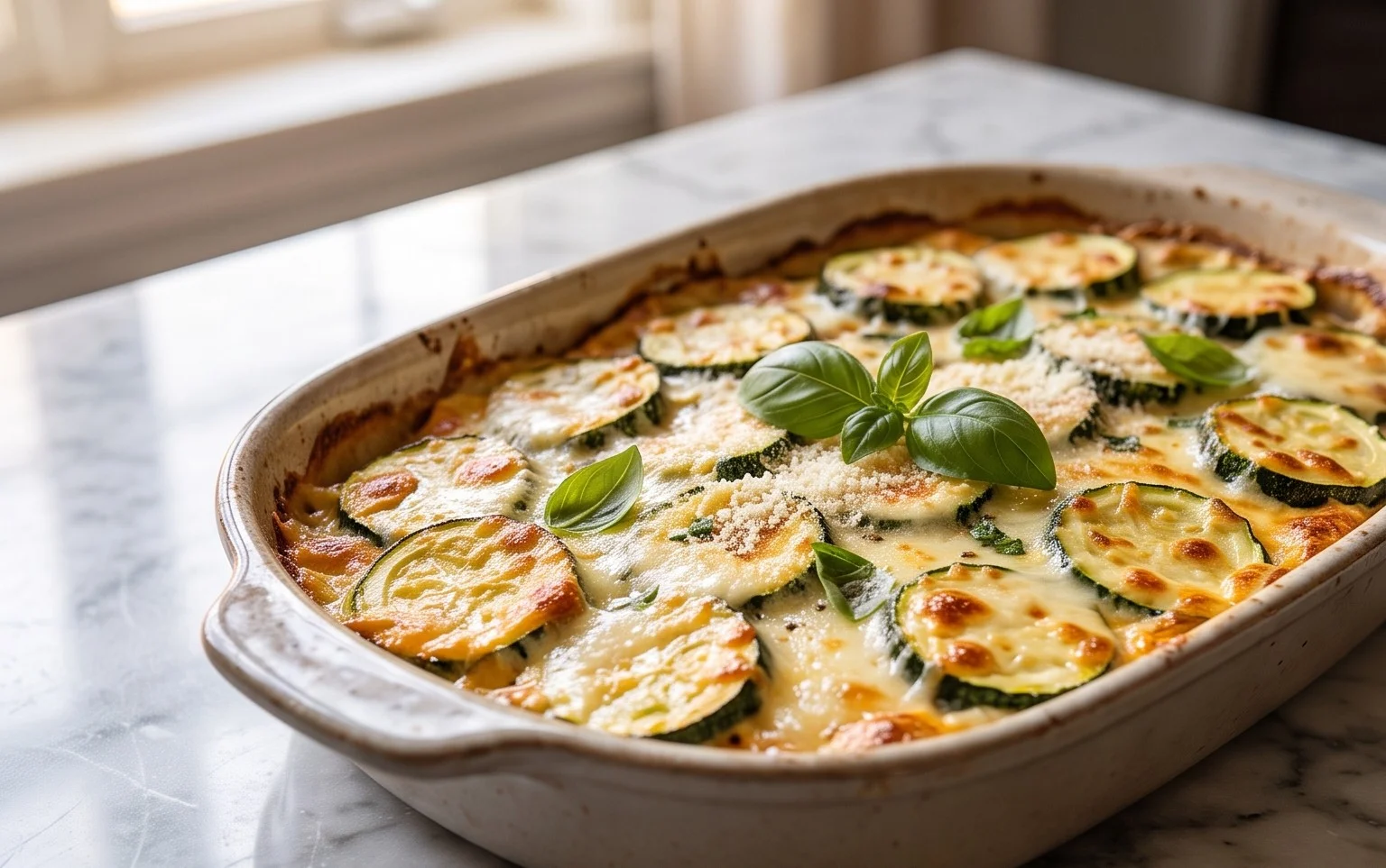 Baked Zucchini and Cheese