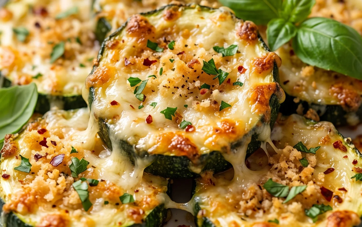 Baked Parmesan Zucchini
