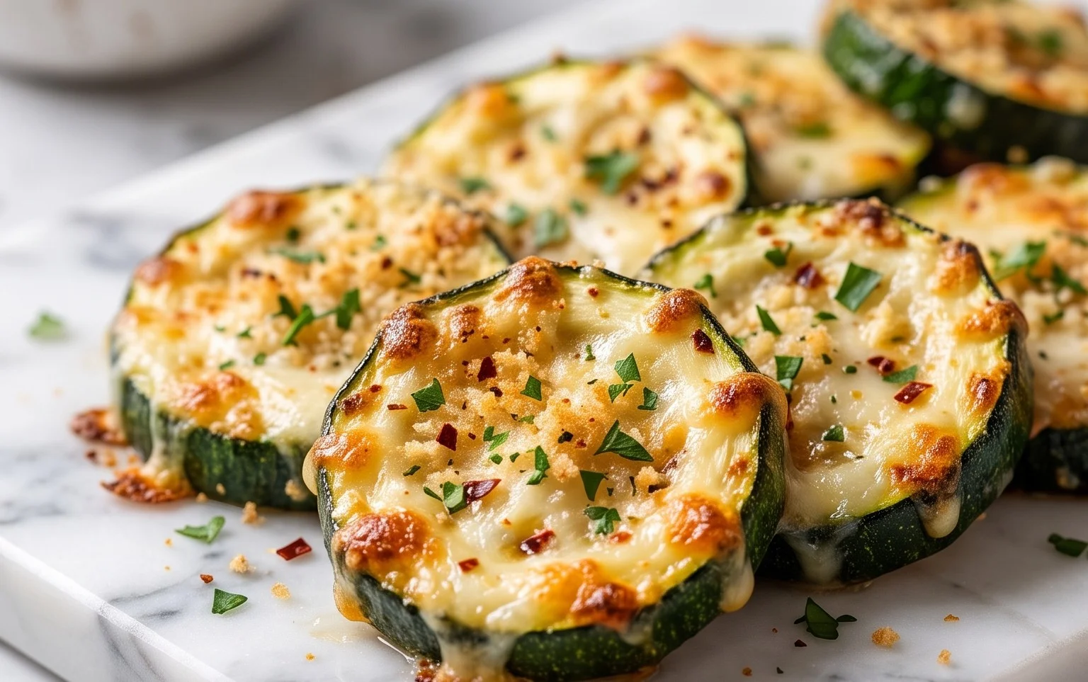 Baked Parmesan Zucchini