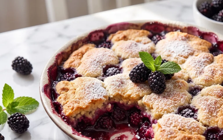 The Pioneer Women's Blackberry Cobbler