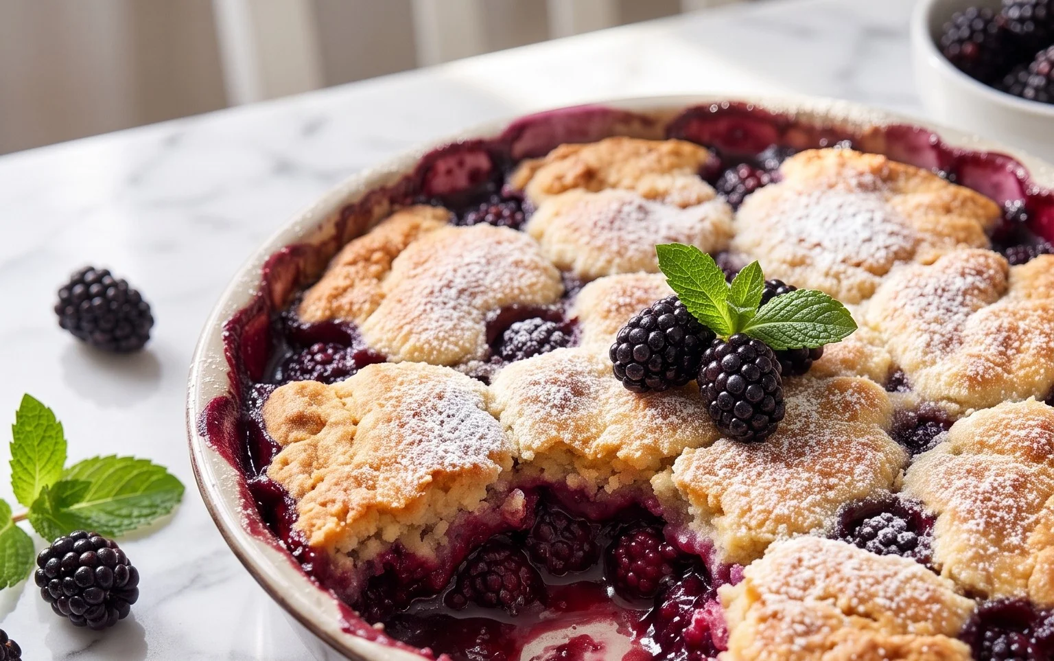 The Pioneer Women's Blackberry Cobbler