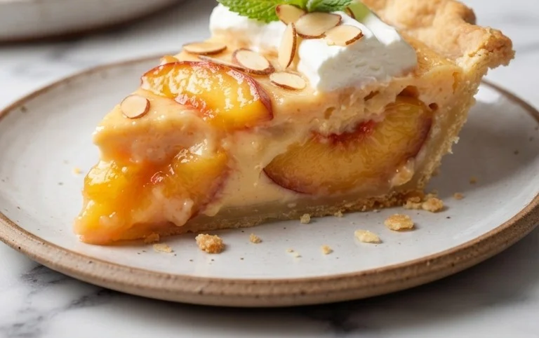 Peaches and Cream Pie
