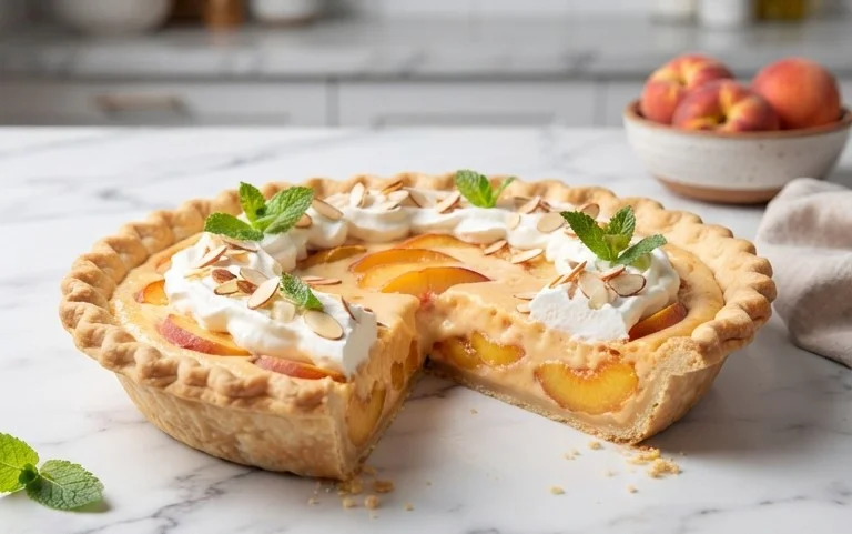Peaches and Cream Pie