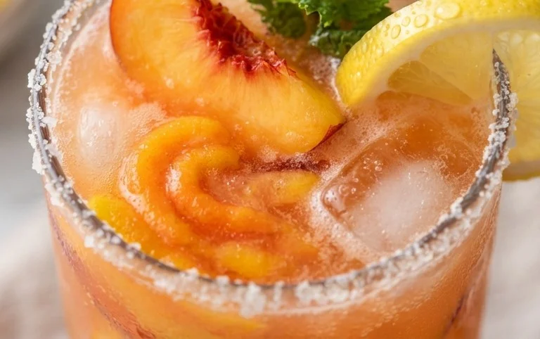 Refreshing Peach Lemonade