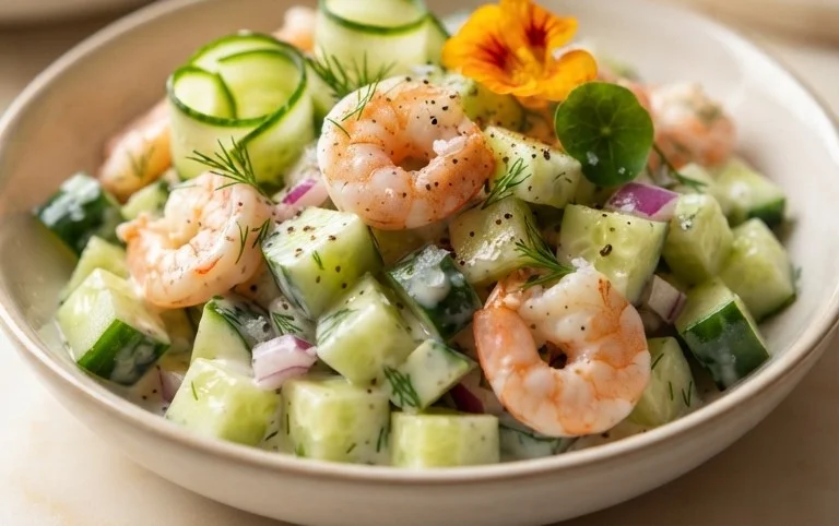 Cucumber Shrimp Salad