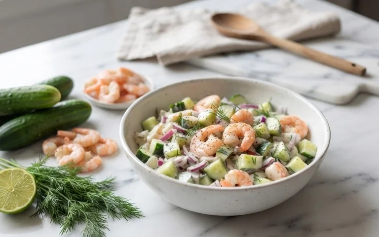 Cucumber Shrimp Salad