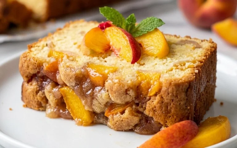 Peach Cobbler Pound Cake