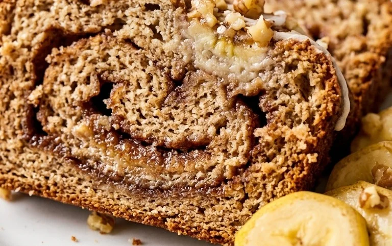 Cinnamon Roll Banana Bread