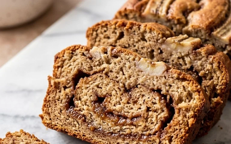 Cinnamon Roll Banana Bread
