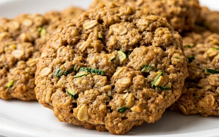 Healthy Zucchini Oatmeal Cookies