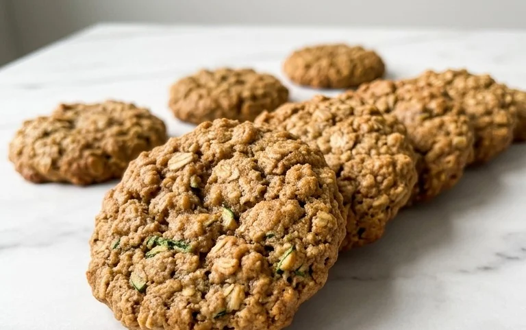 Healthy Zucchini Oatmeal Cookies