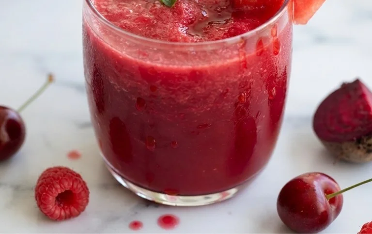 Watermelon Cherry Berry Beet Juice