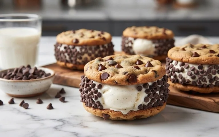 Cookie Ice Cream Sandwiches (Like a Chipwich!)