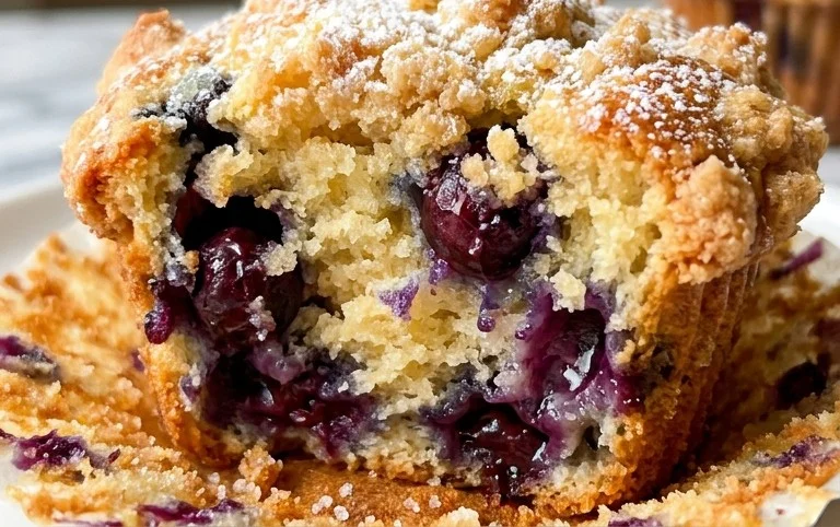 Homemade Blueberry Muffins