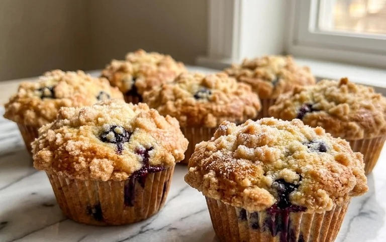 Homemade Blueberry Muffins