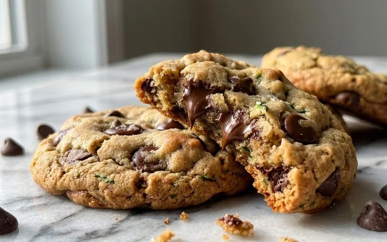 Zucchini Chocolate Chip Cookies