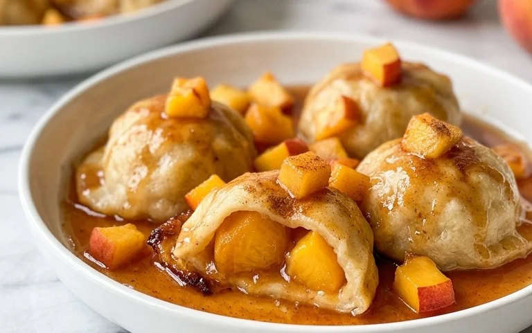 Peach Dumplings
