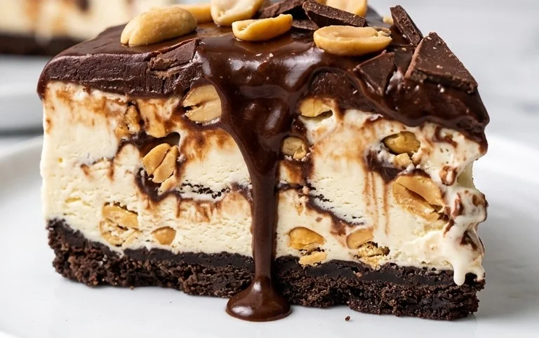 Buster Bar Ice Cream Cake