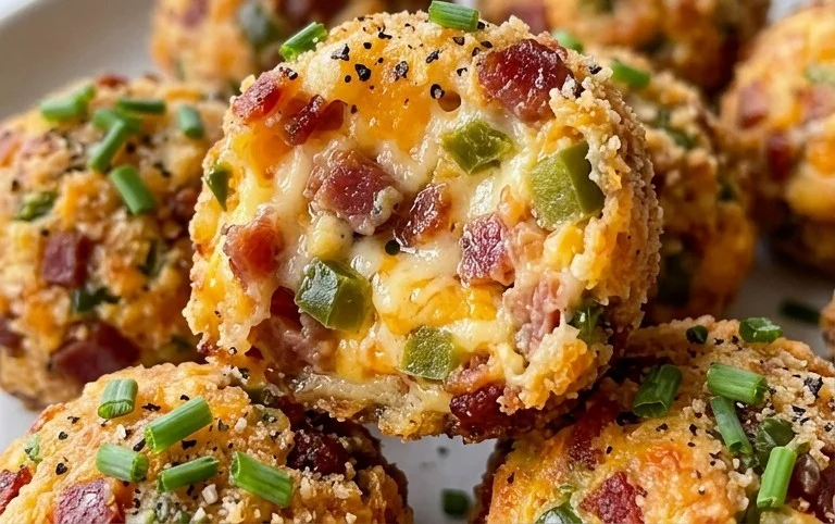 Beef Bacon Jalapeño Popper Cheese Balls