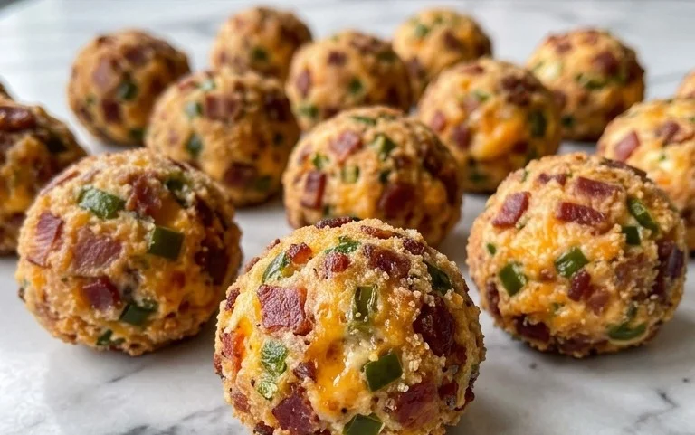 Beef Bacon Jalapeño Popper Cheese Balls
