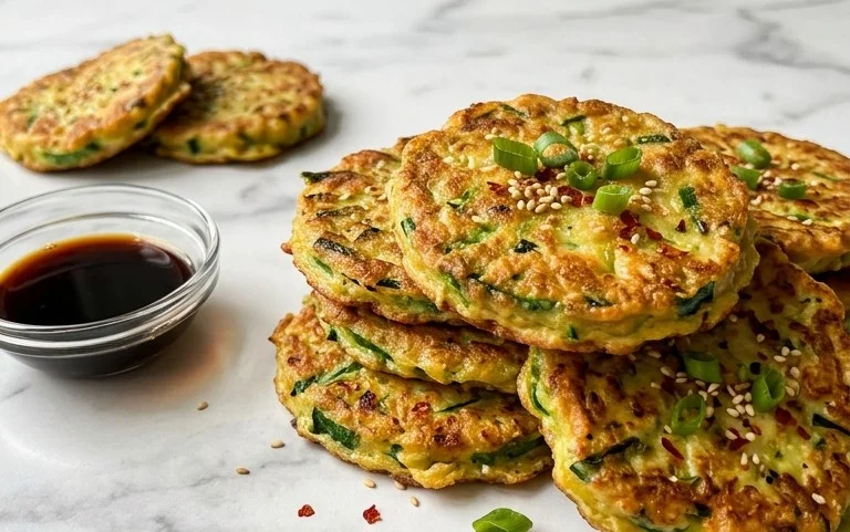 Quick & Easy Korean Zucchini Fritters (Hobak Jeon)