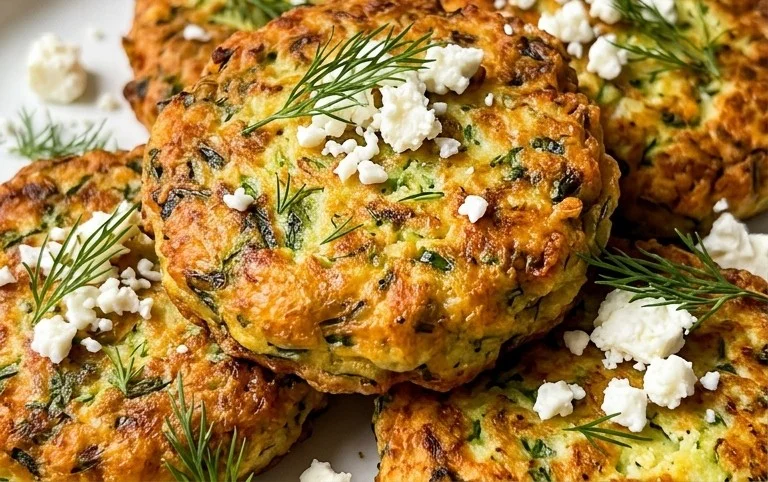 Kolokithokeftedes (Greek Zucchini Fritters)