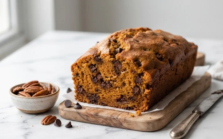 Pumpkin Chocolate Chip Bread