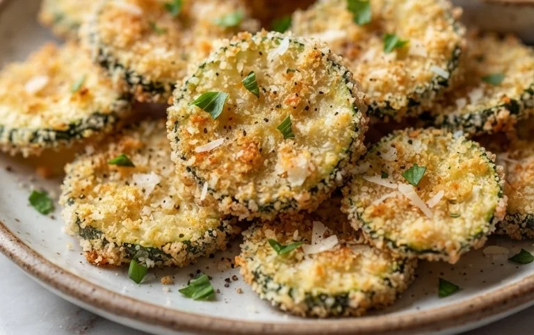 Crispy Baked Zucchini Chips