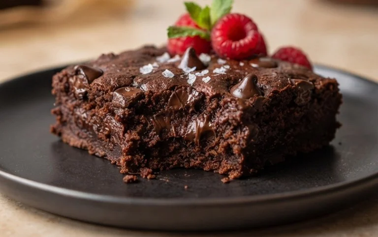 Flourless Chickpea Brownies (Vegan & Gluten Free)
