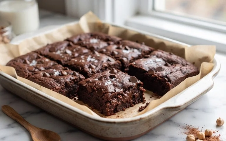 Flourless Chickpea Brownies (Vegan & Gluten Free)