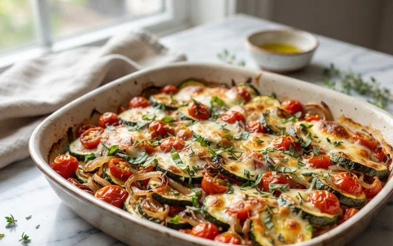 Zucchini Tomato Bake