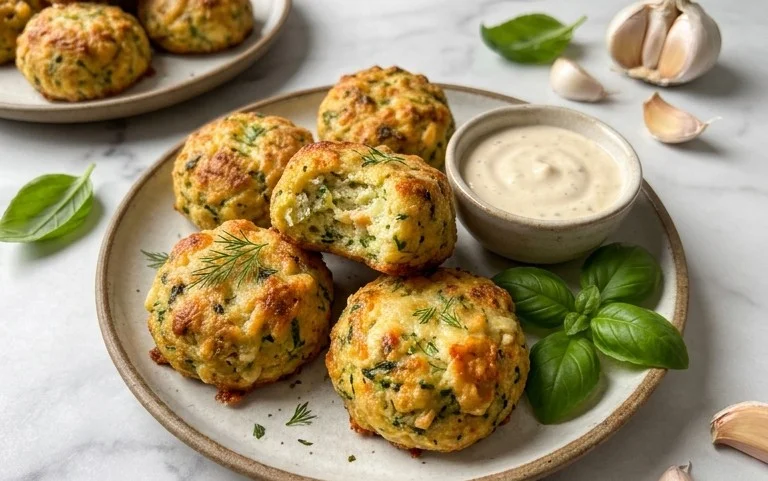 Zucchini Garlic Bites