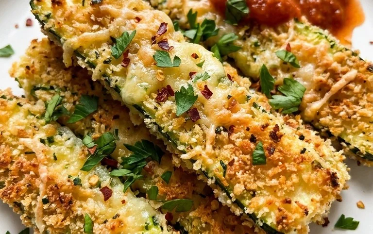 Parmesan Crusted Zucchini Sticks