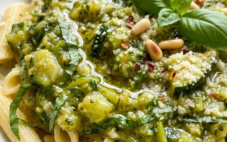 Simple Fresh Zucchini Pasta Sauce