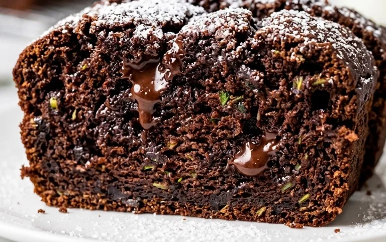 Double Dark Chocolate Zucchini Bread