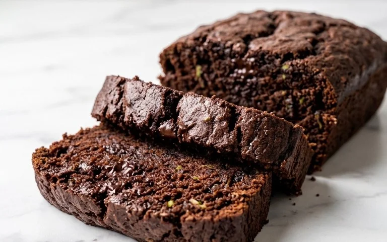 Double Dark Chocolate Zucchini Bread